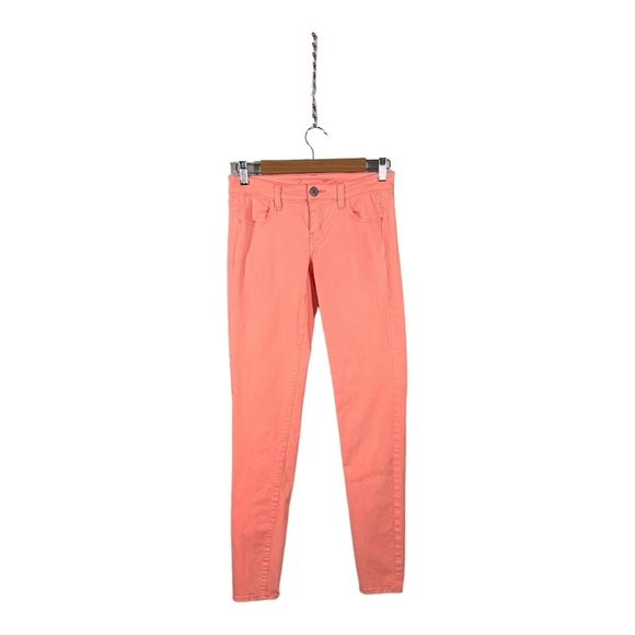 American Eagle Light Pink Jeggings - Size 2 - Picture 3 of 9